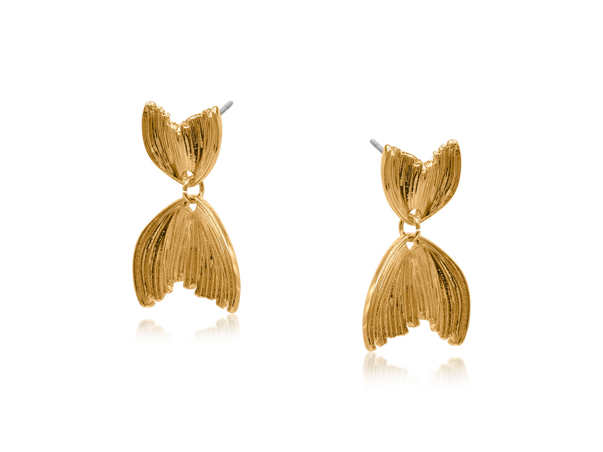 Symbols Of Power Mermaid Tail Petite Earrings