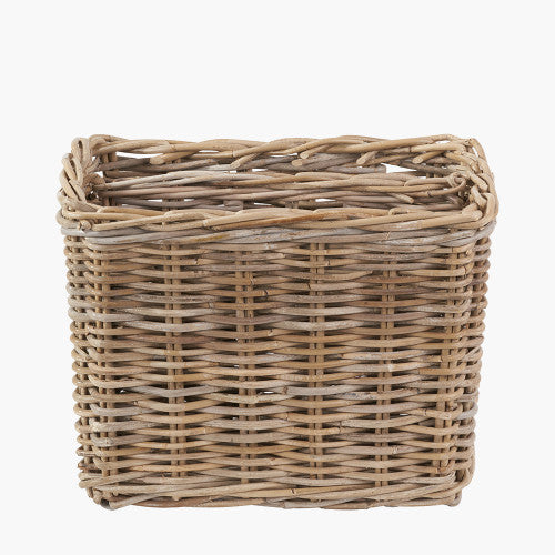 Kubu Rattan Magazine Basket
