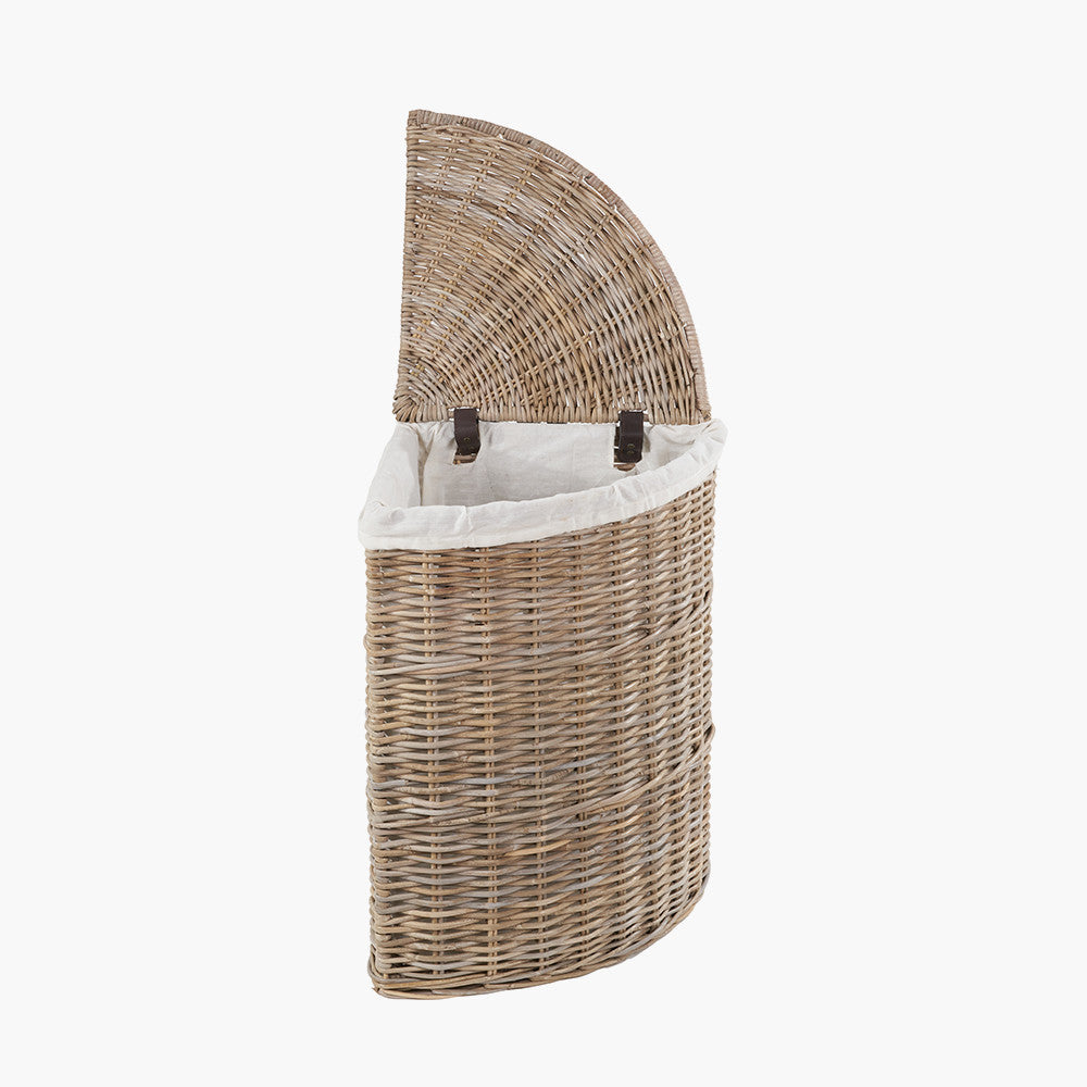 Rattan Corner Linen Baskets