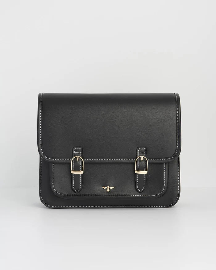Magical Mushrooms Black Satchel