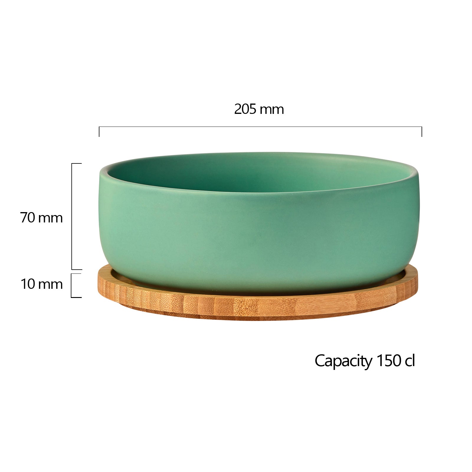 Share | Green Serving Bowl