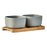 Share | Grey Square Bowls