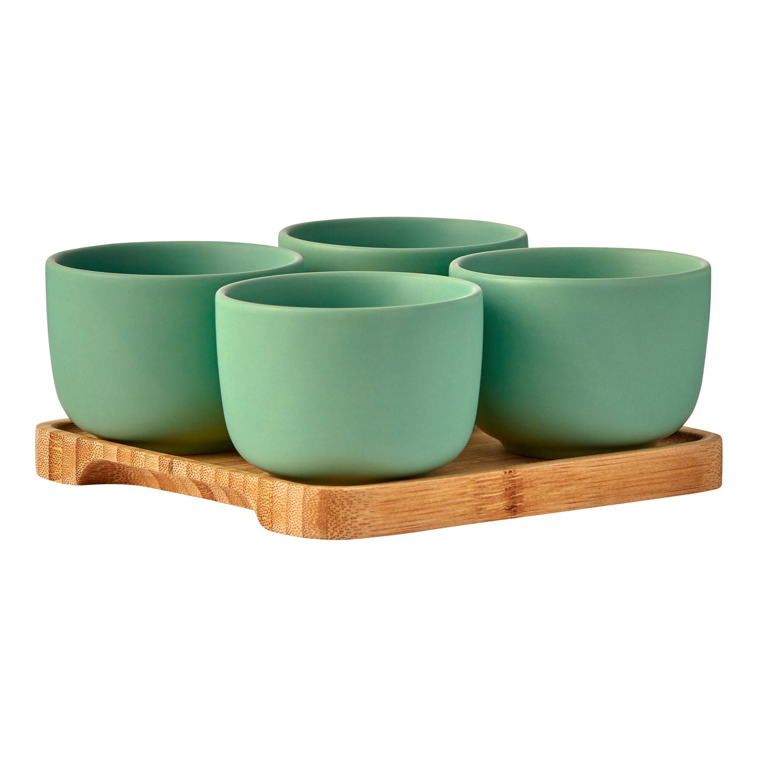 Share | Green Round Bowls