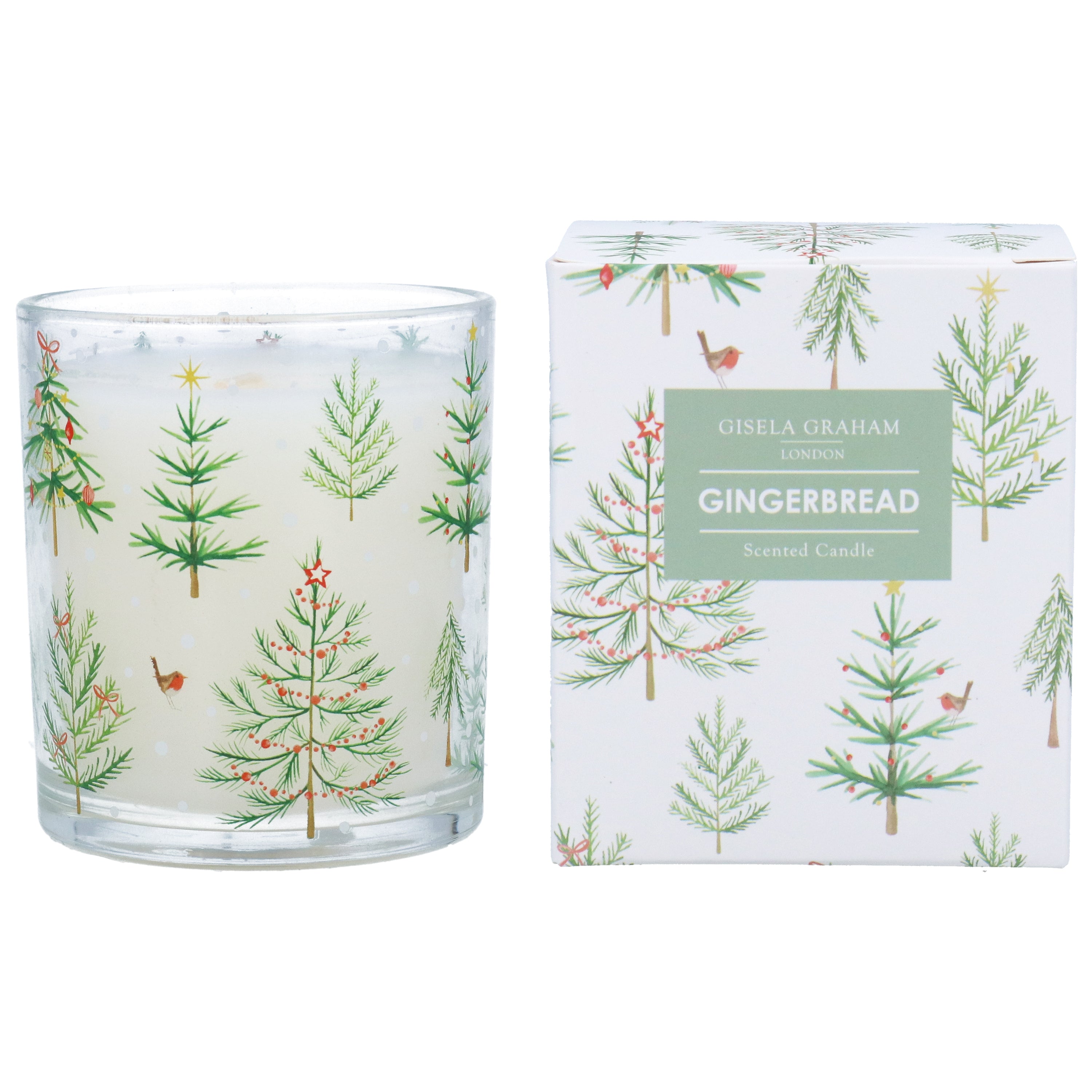 Scandi Trees | Gingerbread Candle