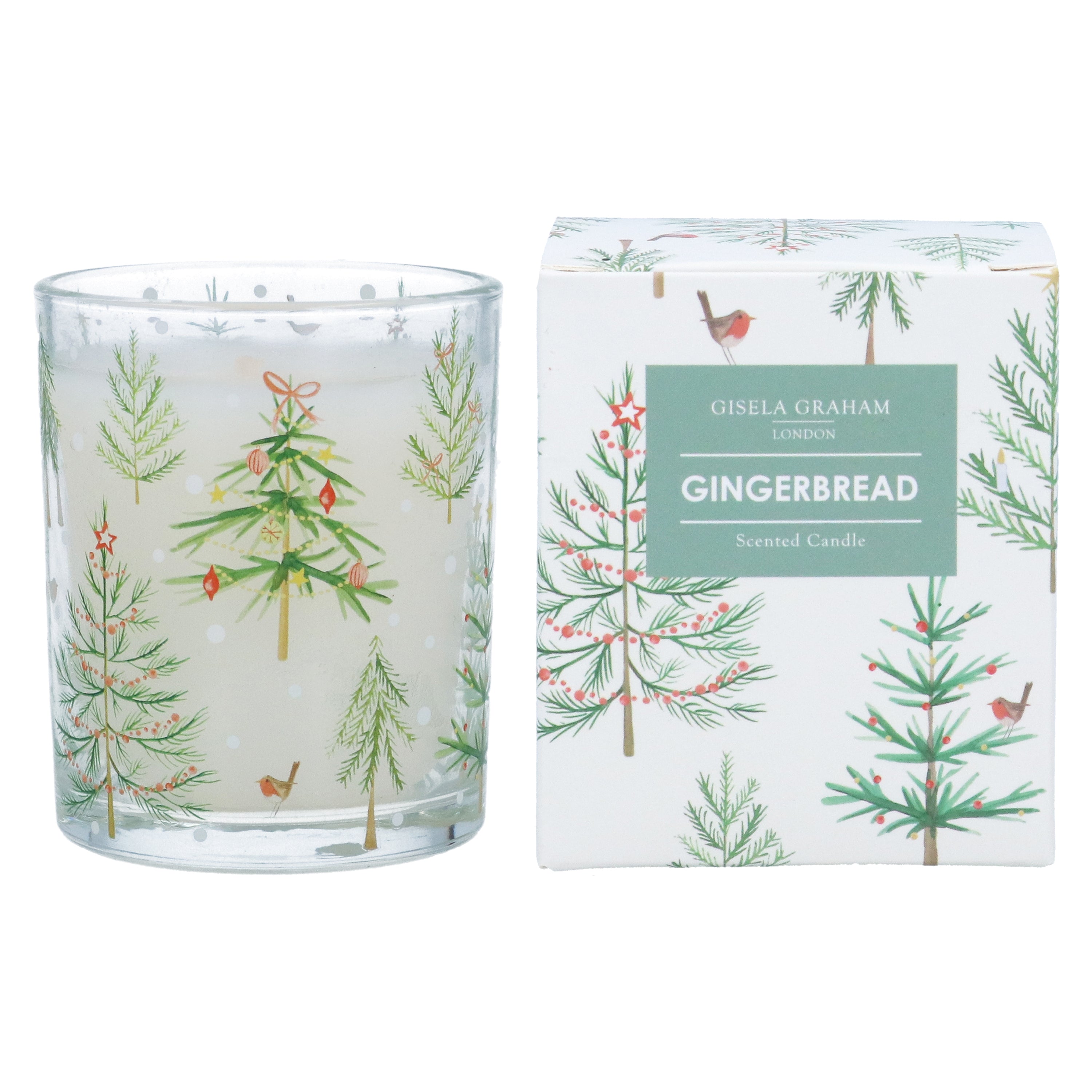 Scandi Trees | Gingerbread Candle