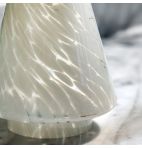 White Confetti Glass Tree Decoration - Large