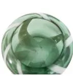 Candy Stripe Green Tealight Holder