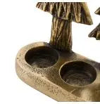 Christmas Tree Tealight Holder Gold
