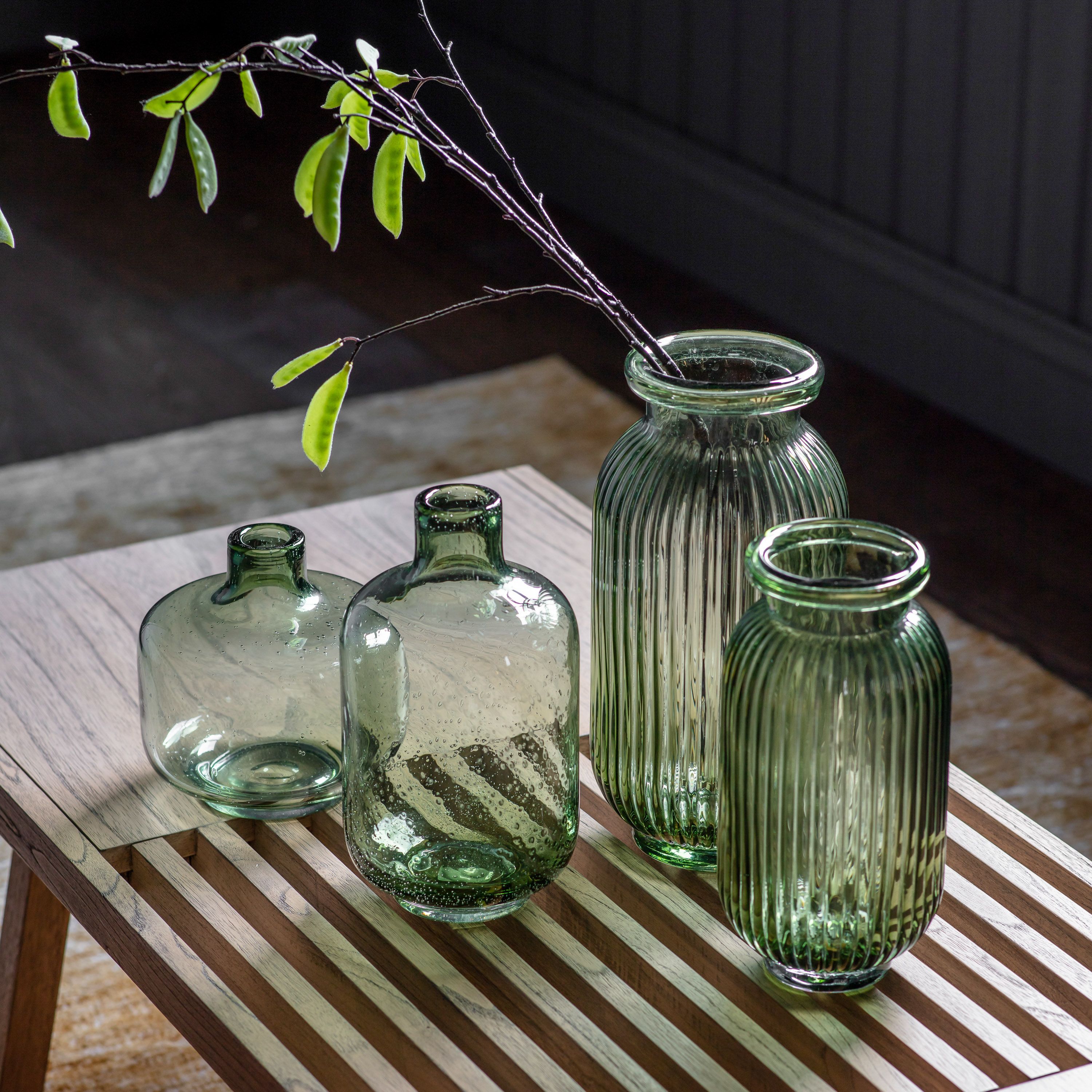 Vival Small Green Vase