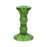 Green Glass Candlestick