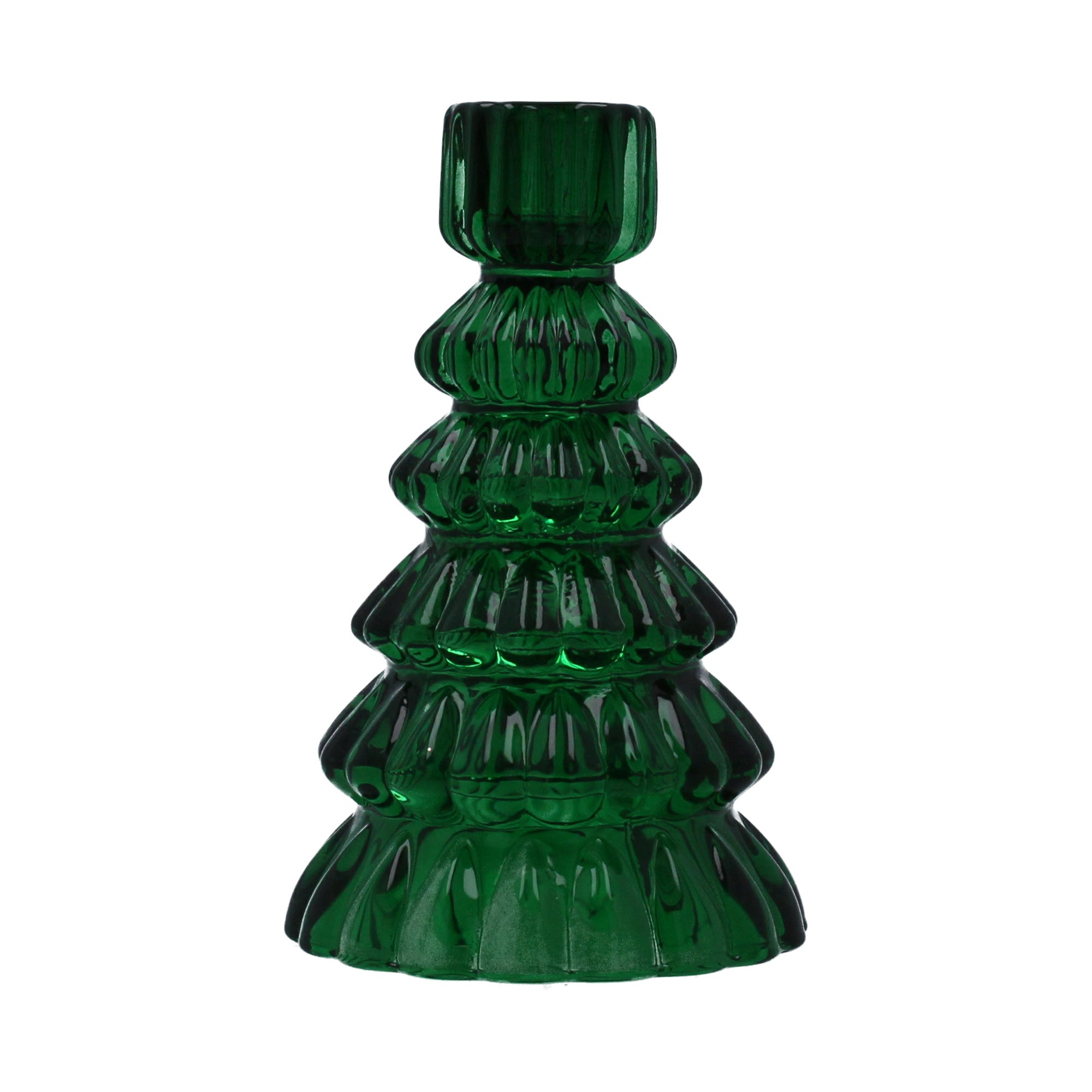 Green Tree Candle Holder