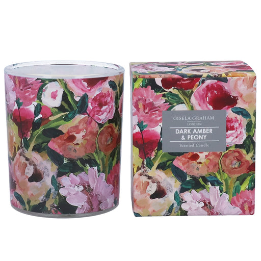 Painted Peonies Candle