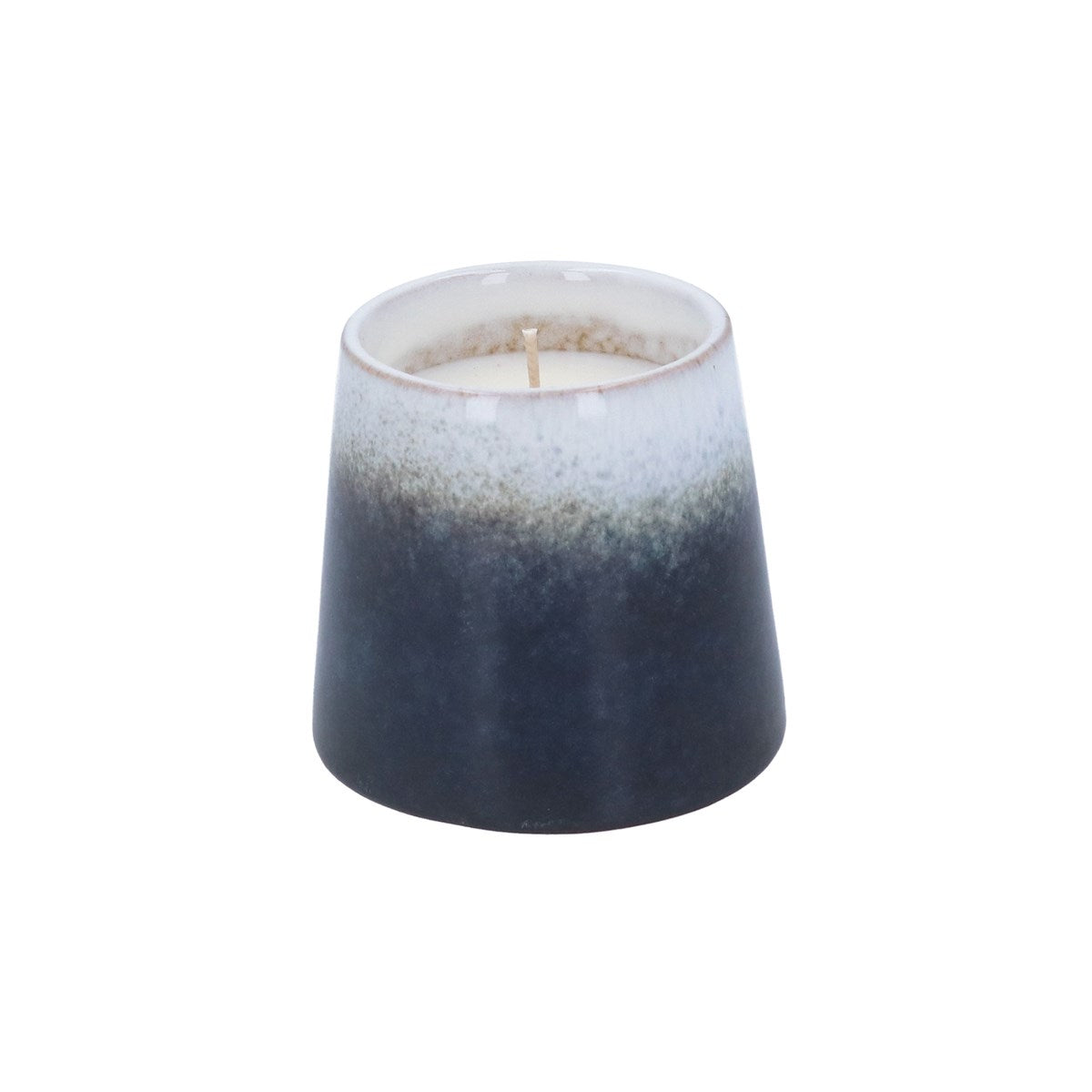 Navy Stoneware Candle