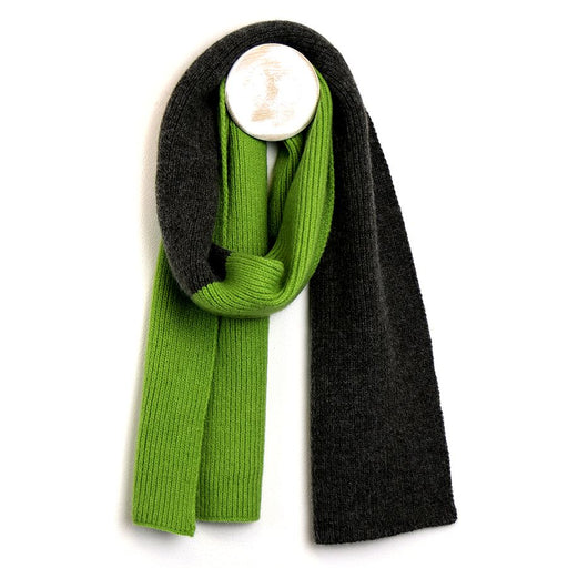 Men's Two Toned Green Scarf