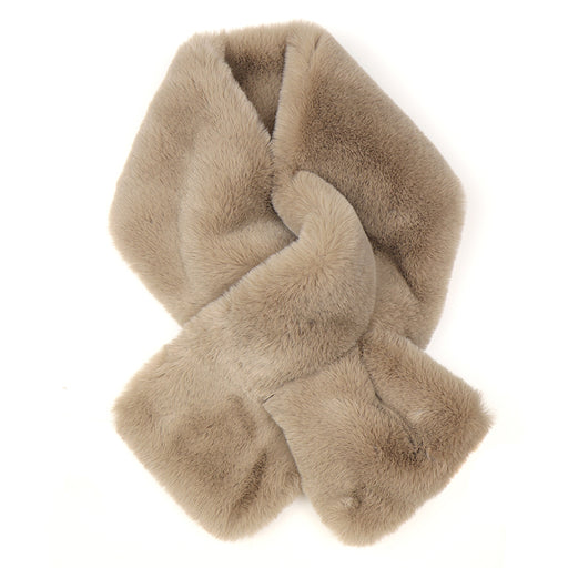 Taupe Pull Through Scarf