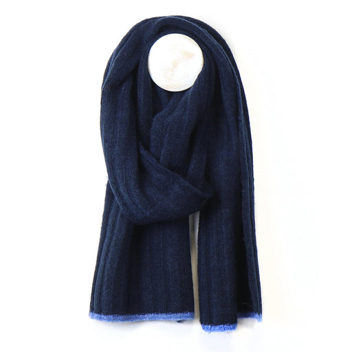 Thick Dusky Blue Scarf