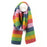 Rainbow Knitted Scarf