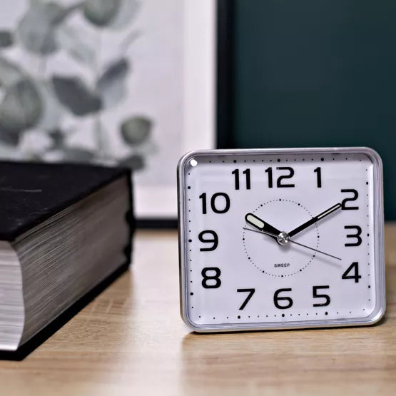 Hometime Black Alarm Clock