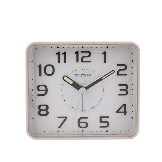 Hometime White Alarm Clock