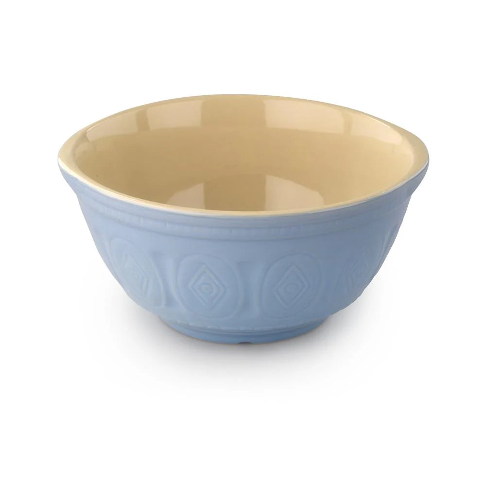 Blue & Cream | 26cm Embossed Mixing Bowl