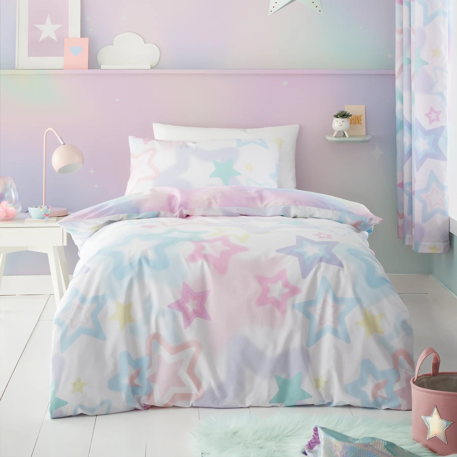 Ombre Stars Duvet Covers
