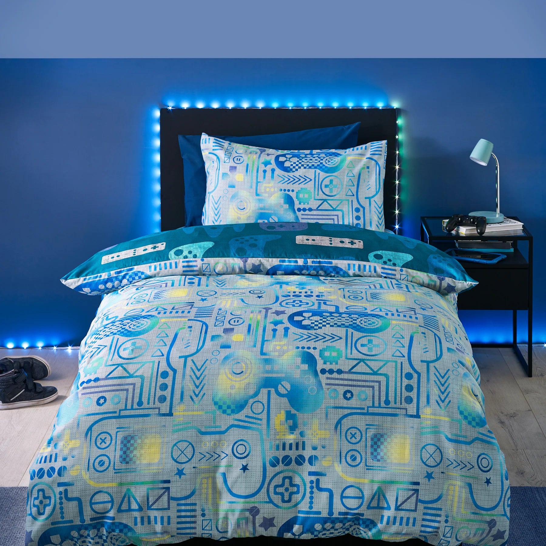 Gamer Grey Duvet Set | Single