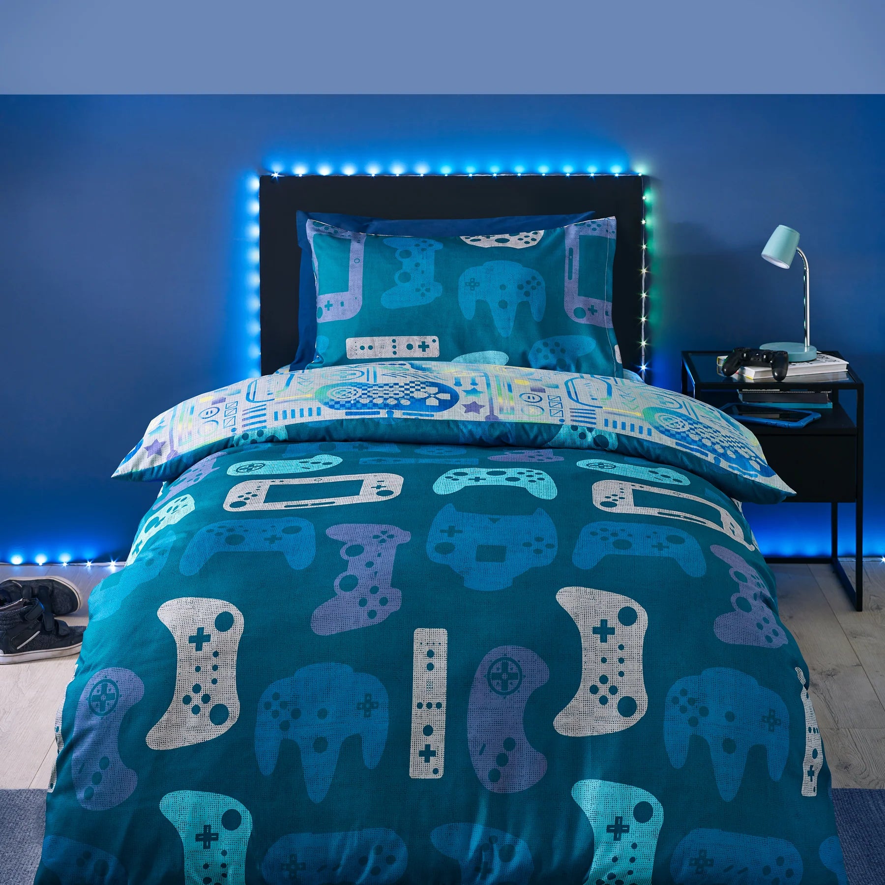 Gamer Grey Duvet Set | Single