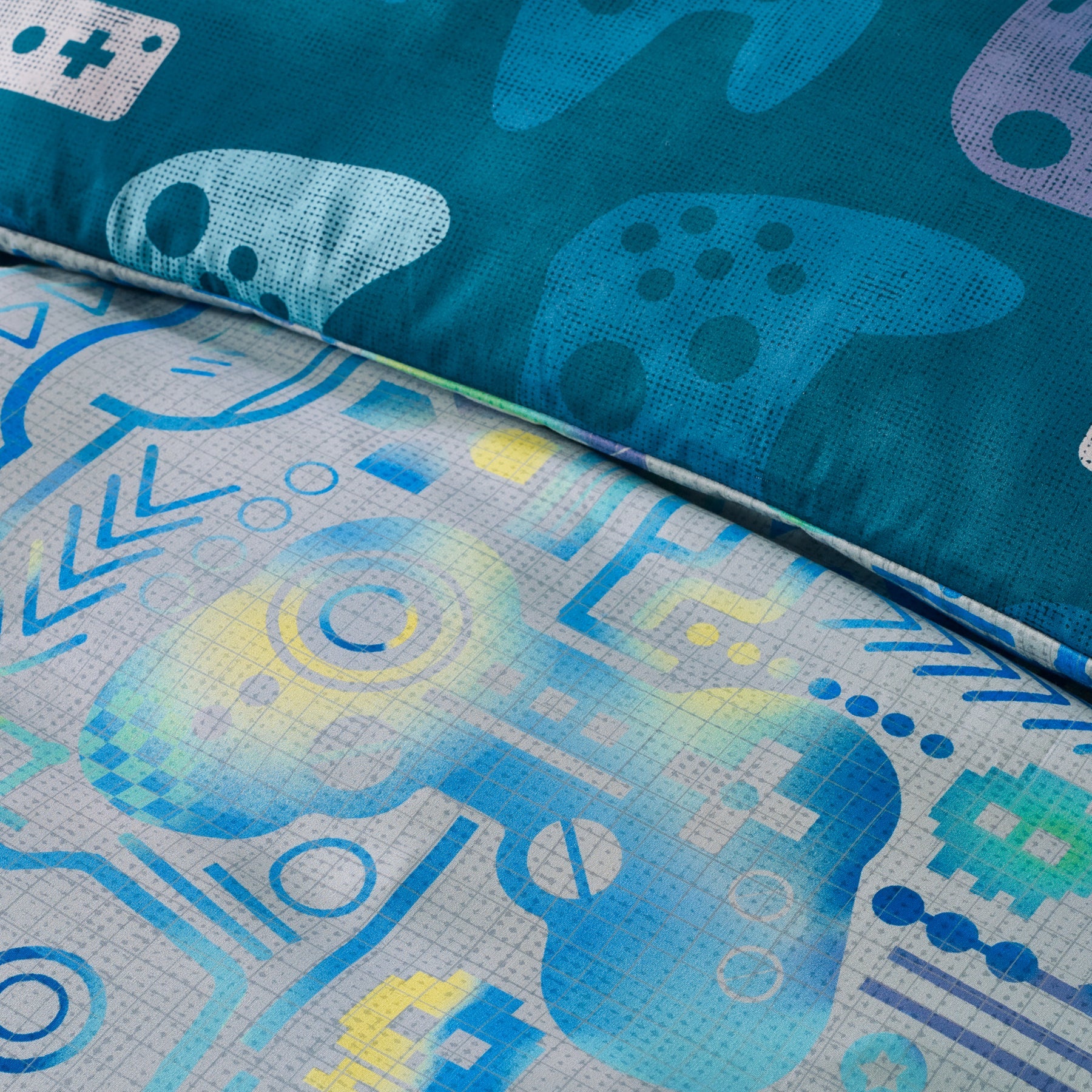 Gamer Grey Duvet Set | Single