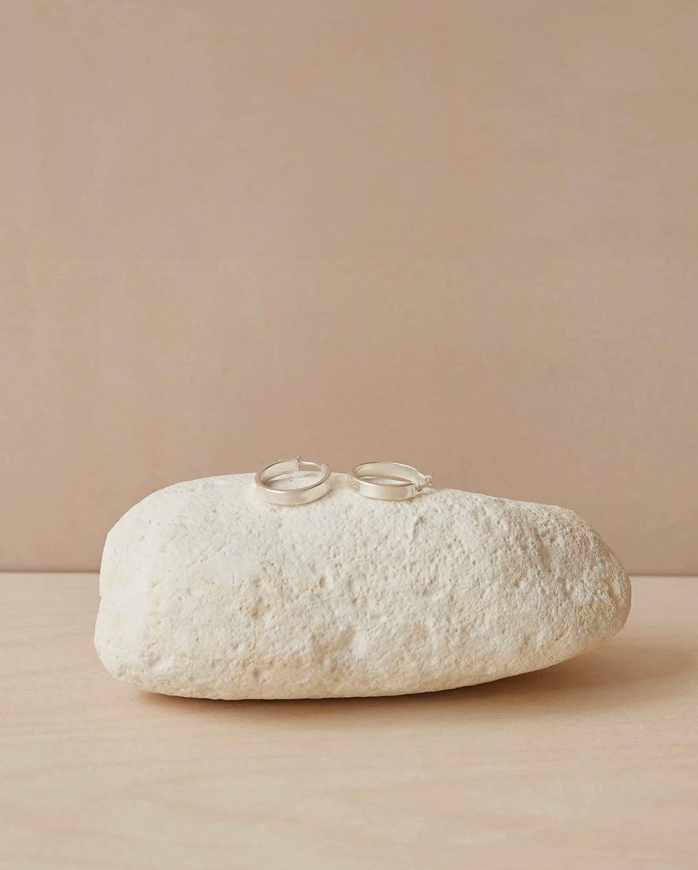 Big Flat Hoop Earrings