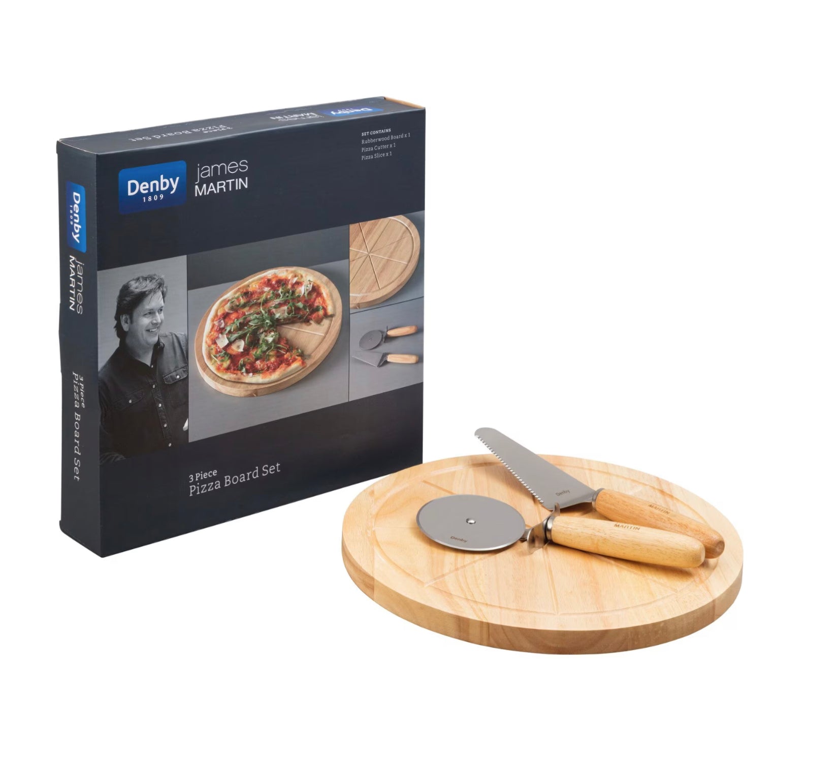 James Martin | 3 Piece Pizza Board Set