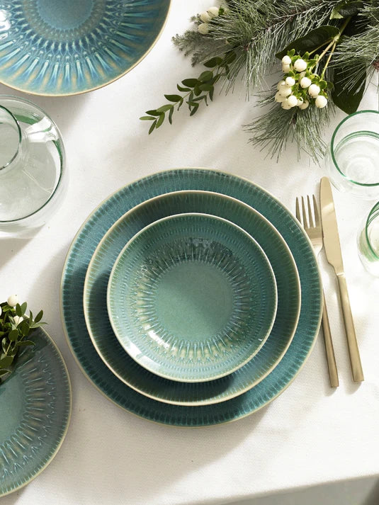 Living Jewels Green Pasta Bowl