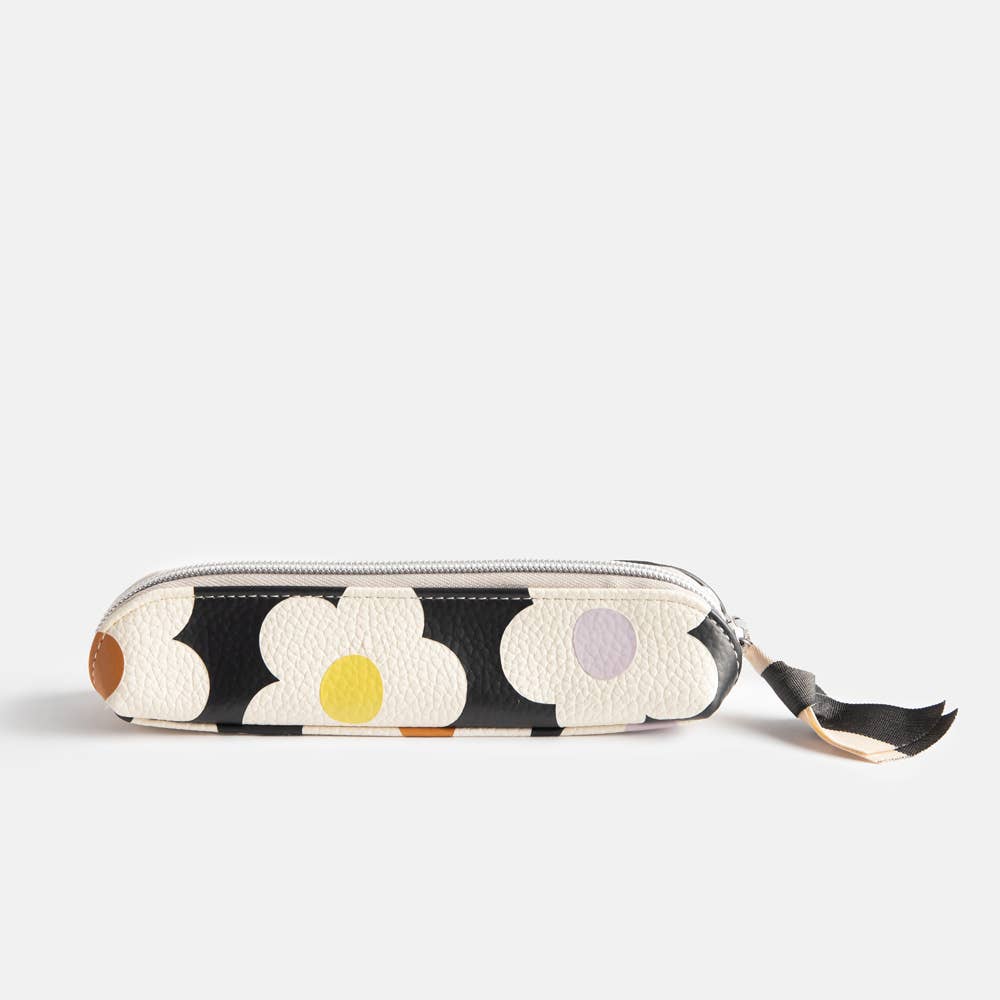 Multi Flower Charcoal Pencil Case