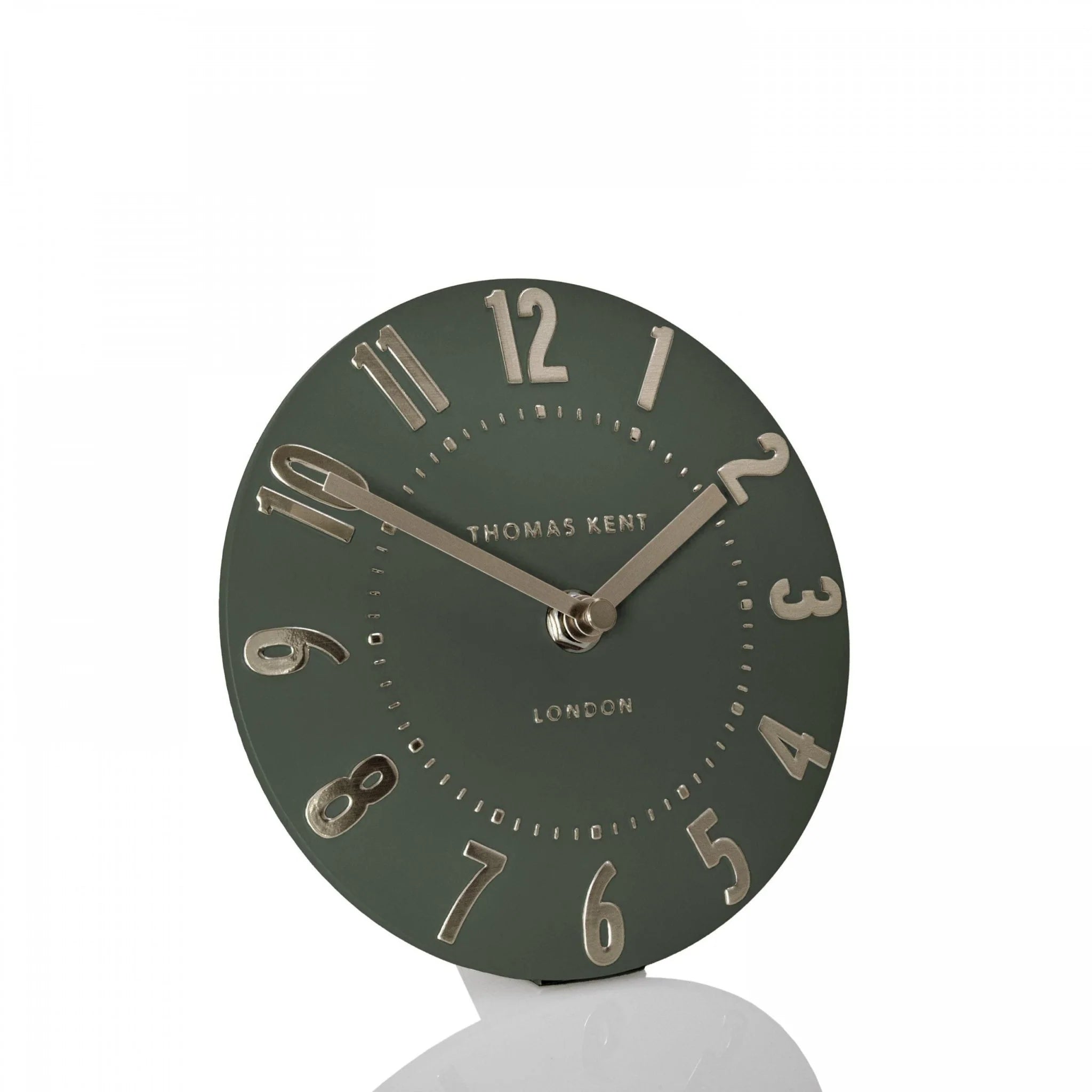 6" Mulberry Mantel Clock | Olive Green