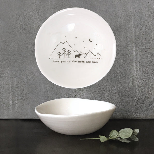 6025 Med wobbly bowl-Love you to the moon and back