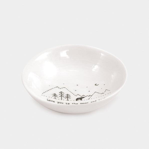 6025 Med wobbly bowl-Love you to the moon and back