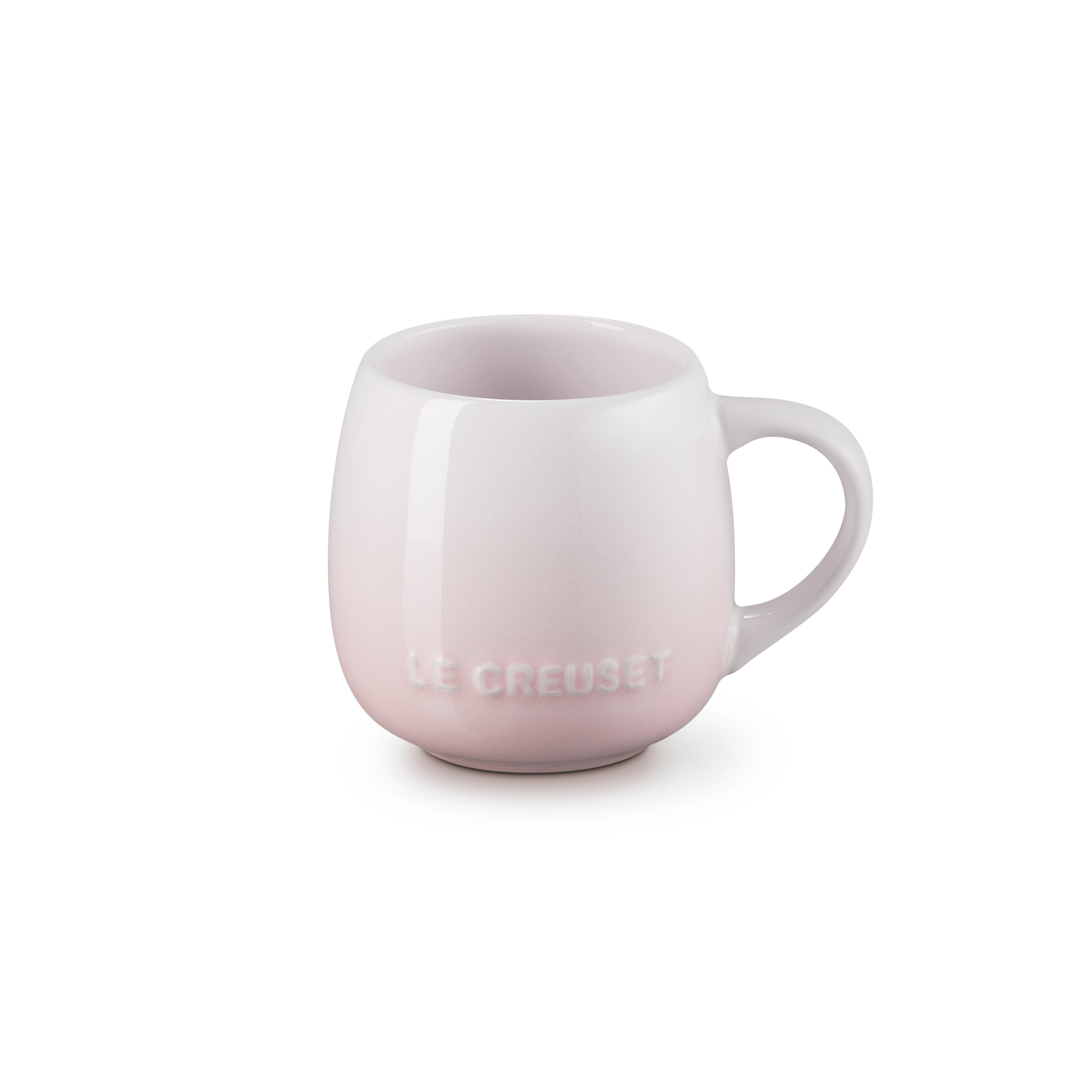 Le Creuset Stoneware Coupe Mug 320ml Shell Pink