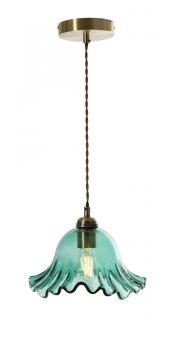 Sarina Glass Pendant with Twisted Flex