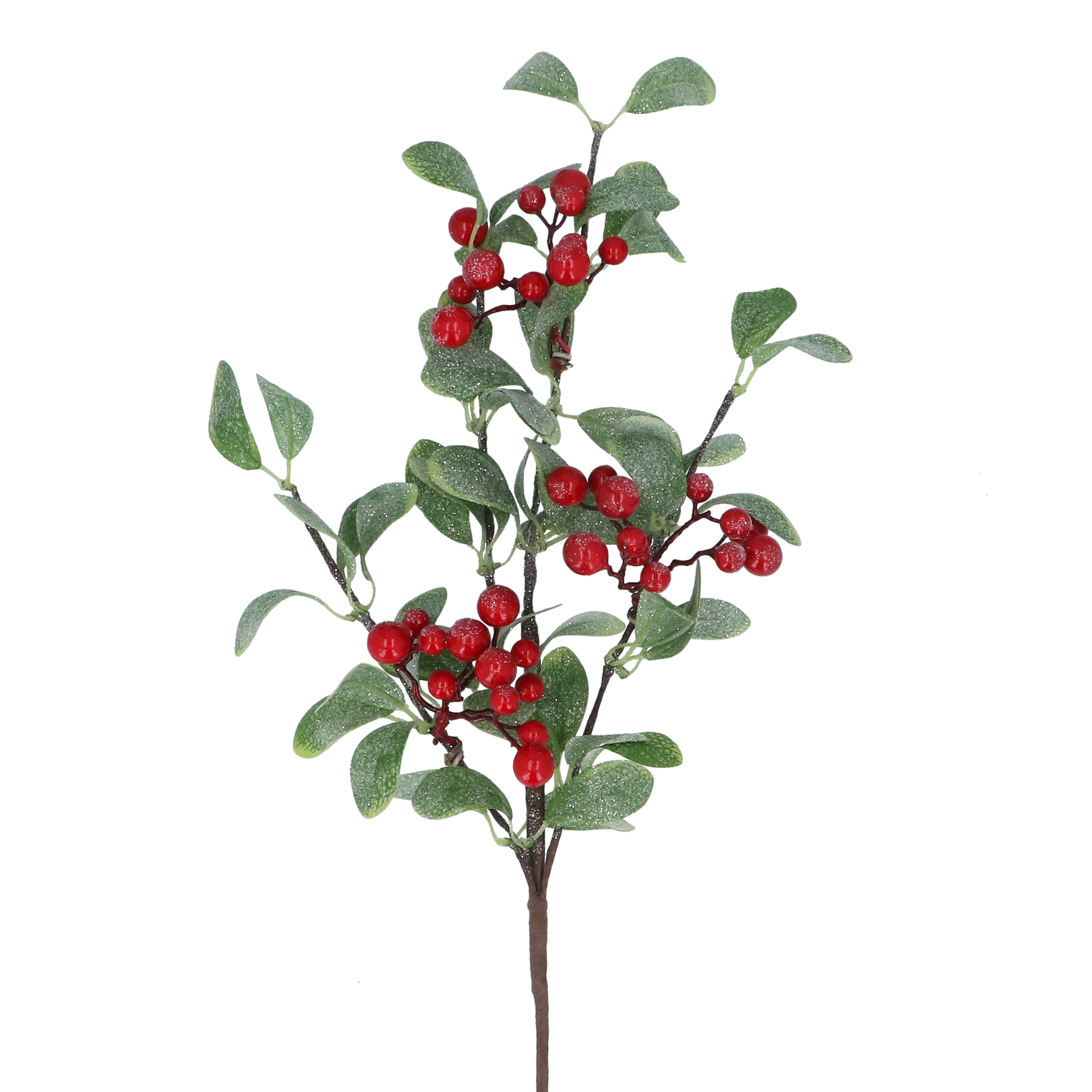 Red Berry & Frosted Eucalyptus  | Christmas Spray