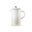 Le Creuset Stoneware Cafetiere with Metal Press 1L Meringue