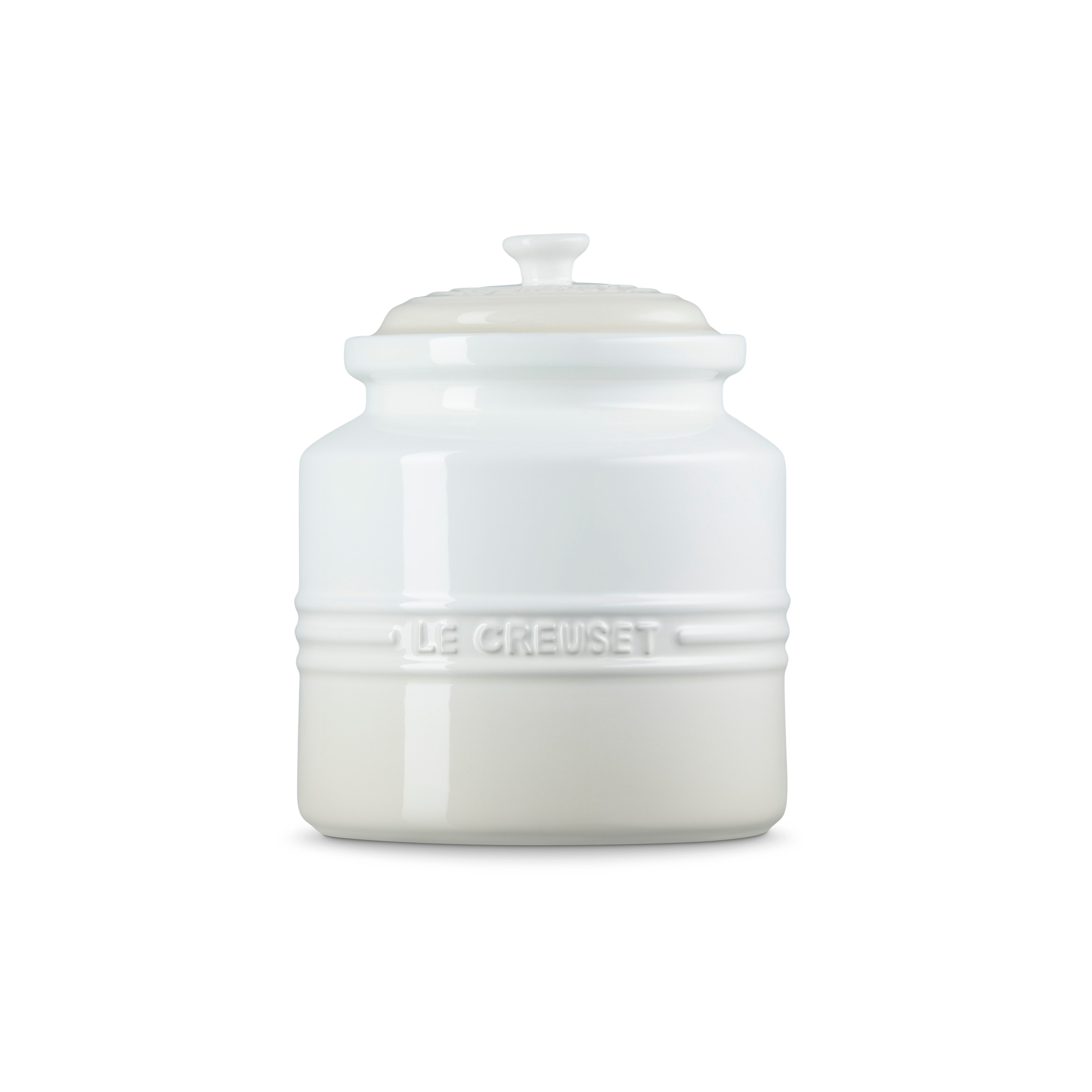 Le Creuset Stoneware 2.4 Litre Biscuit Jar Meringue