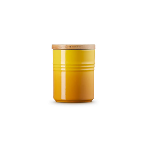 Le Creuset Stoneware Medium Storage Jar with Wooden Lid Nectar