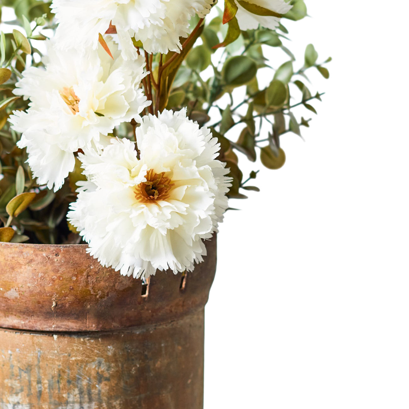 Frilly Poppy | White