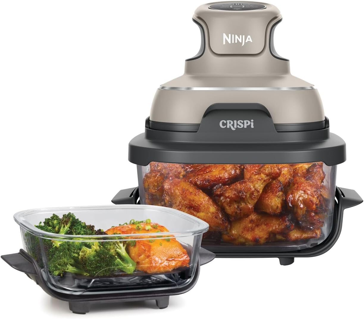 Cripsi 4-in-1  Portable Glass Airfryer