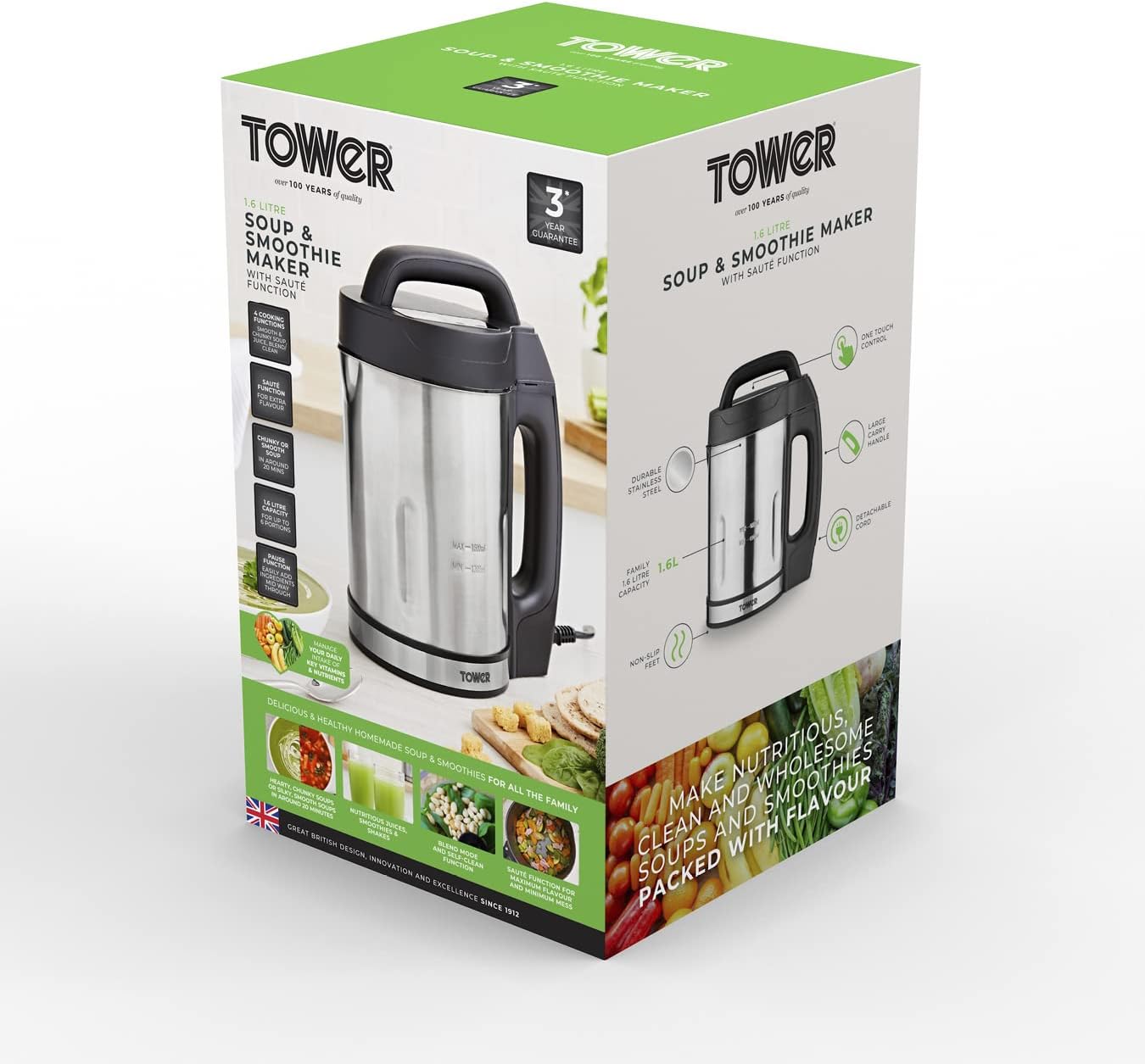 Tower 1.6L Soup & Smoothie Maker