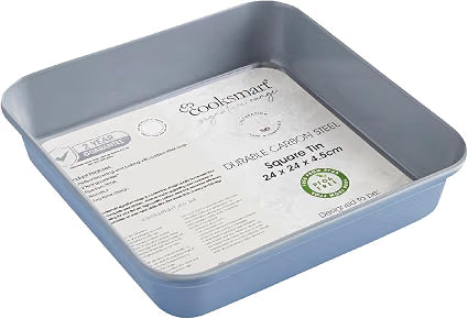 Cooksmart Signature Two Tone Square Tin | 24cm