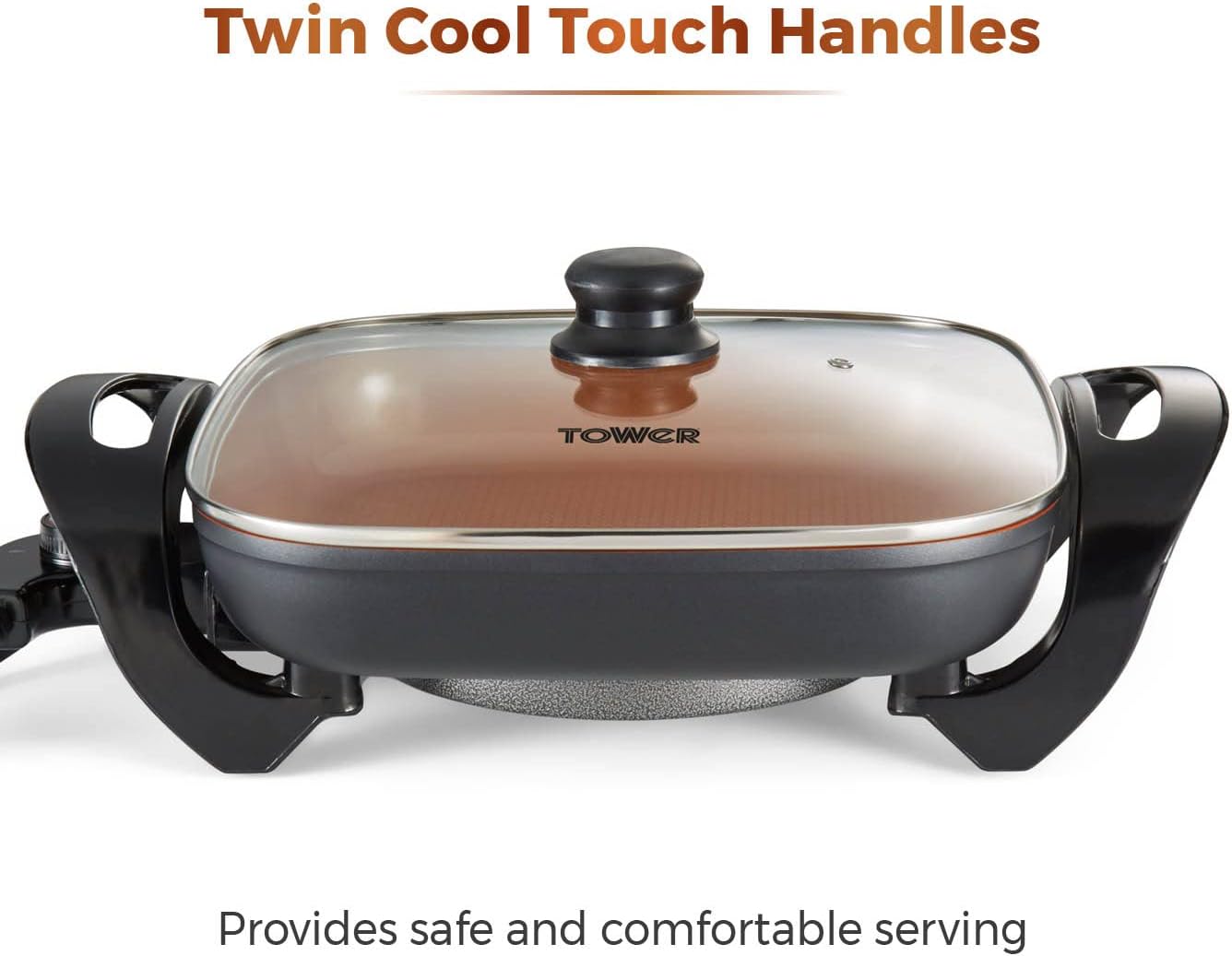 Cerasure + Copper Multifunctional Electric Skillet