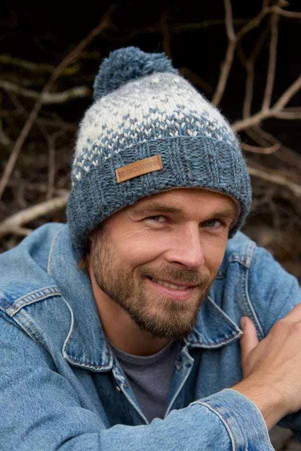 Men’s Loch Ness Bobble Beanie Steel