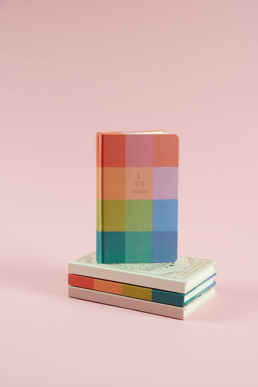 Designworks Ink Bookcloth Journal - Rainbow - I Am Enough