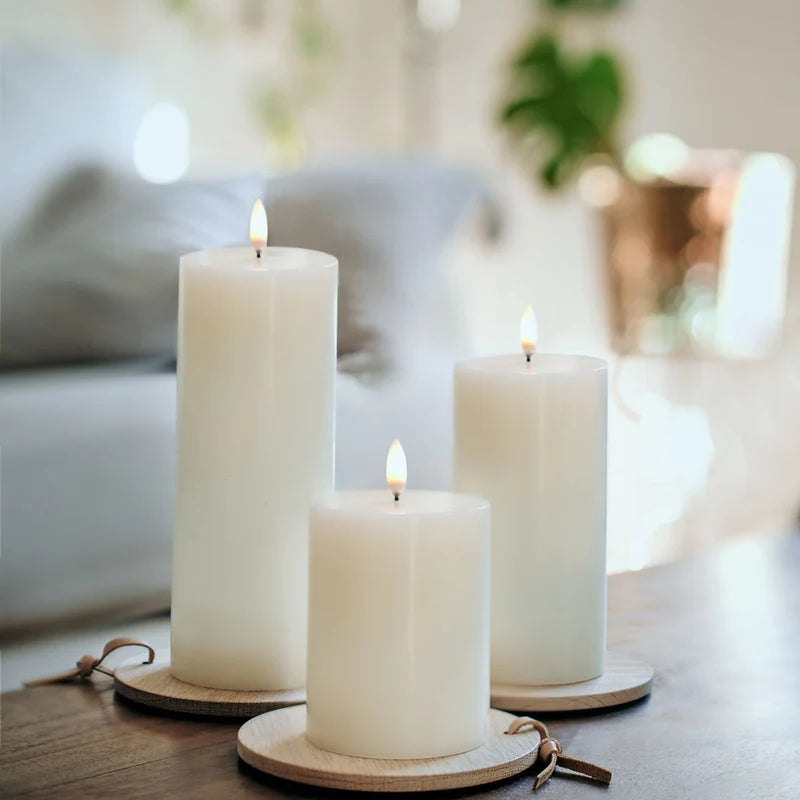 Ivory | LED Extra Large Pillar Candle
