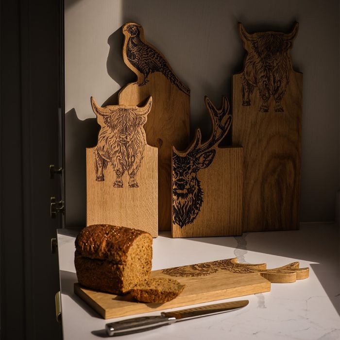 Framed Oak Serving Board | Medium Stag